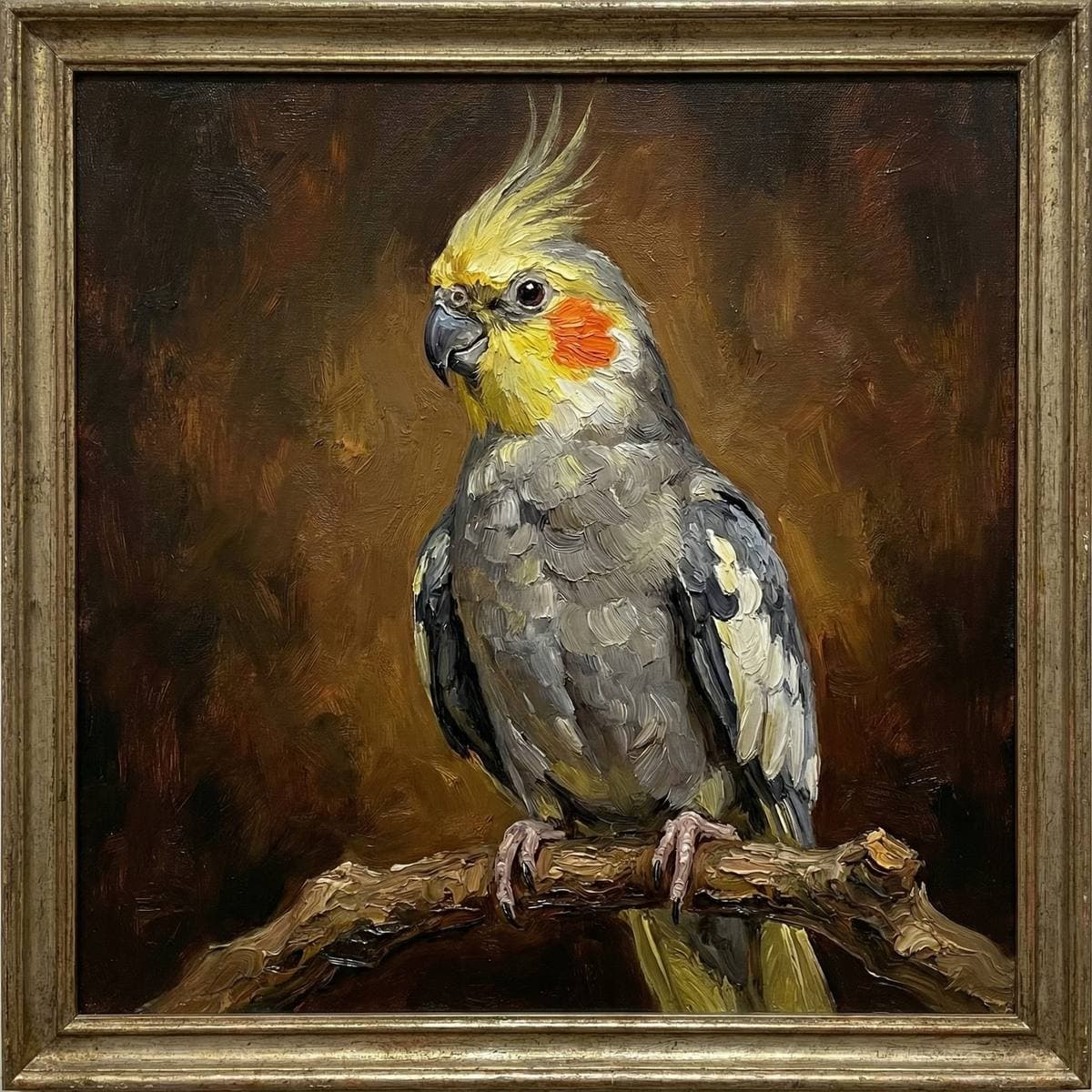 Bird Art Prints From Your Photos - Oil Painting style bird portrait