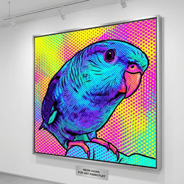 Bird Art Prints Collection - Pop Art style portrait
