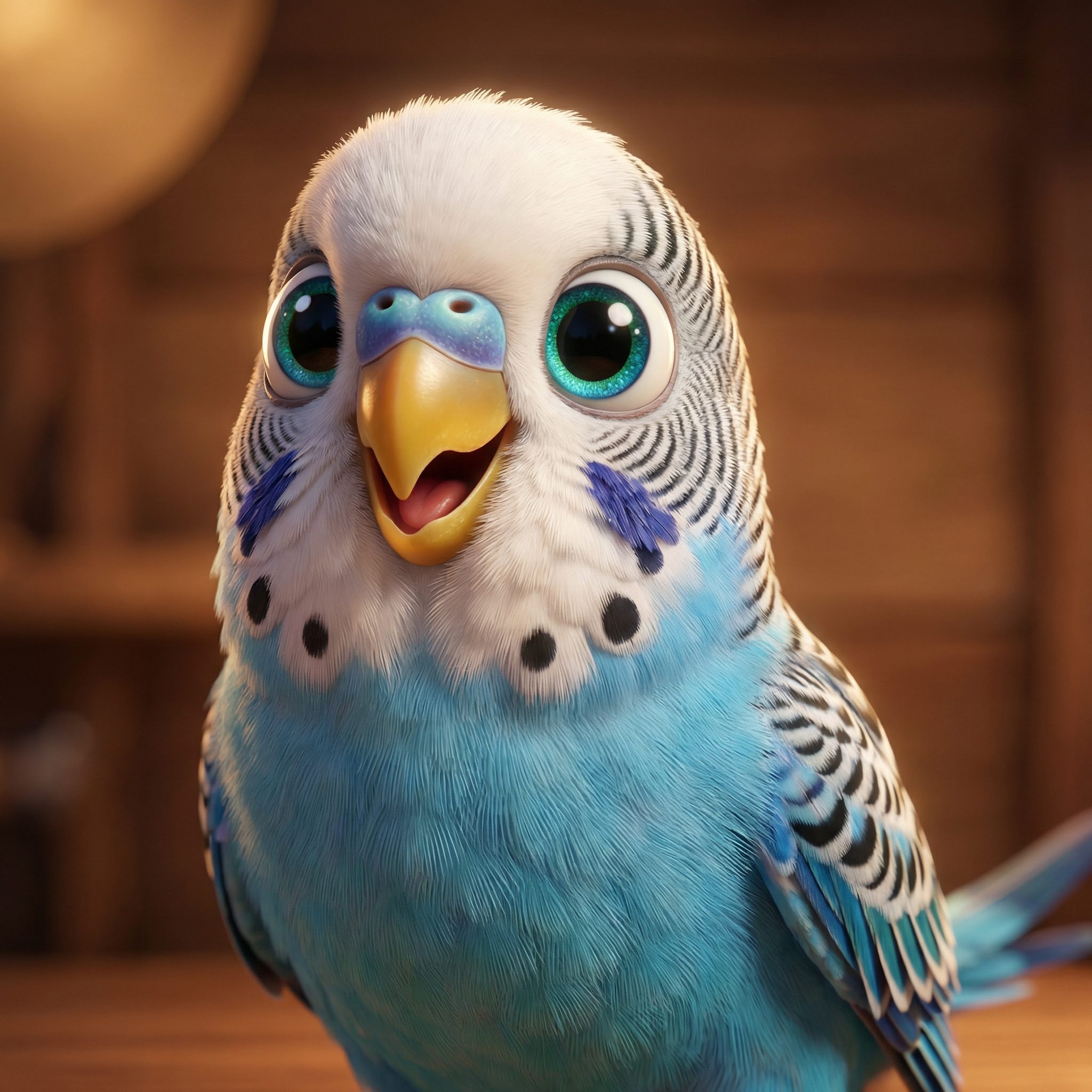 Bird Art AI-generated 3d animated portrait of a Bird